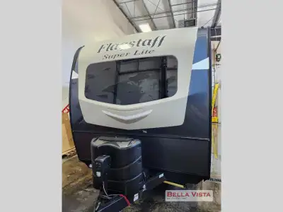 Forest River Flagstaff Super Lite travel trailer 26RBWS highlights: Rear Bath HAB Sofa Storage Behin...