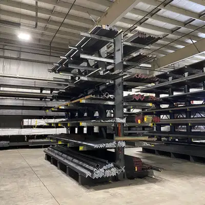 We have a large selection of cantilever rack in stock ready for quick ship or immediate pick up. Gre...