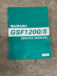 Sm125  Suzuki GSF1200/S Bandit Service Manual 99500-39130-01E