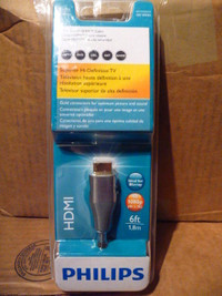Philips SWV3432S/27 High Speed HDMI Cable (6 feet), Brand New in