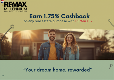 EARN 1.75% CASH BACK ON ANY REAL ESTATE PURCHASE | REMAX, View more