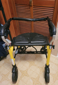 Walker - Adjustable with Wheels, Seat and Brakes