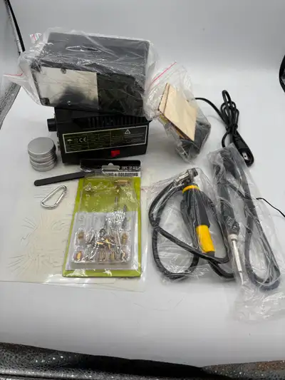 Wood Burning Kit with Extra Wood burning Tips & Solder Tips, etc, View more