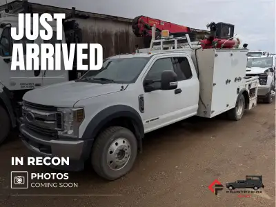 Countryside Fleet 2018 Ford F550 Extended Cab 4x4 Service Truck + 6.7L PowerStroke Diesel + Extended...