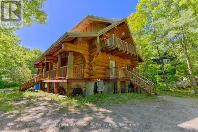 Imagine finishing a day on the ski hill and walking home to your own authentic log chalet, where a c...