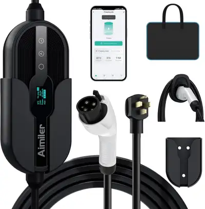 AIMILER Level 2 Electric Vehicle (EV) Charger(32Amp, 220V-240V, View more