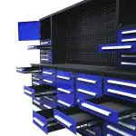NEW 40 DRAWER 10 FT WORK TOOL BENCH & CABINETS 10FT40D in Tool Storage & Benches in Regina - Image 6