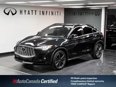 With only 46,777 km, this low-mileage QX55 Sensory represents the top-tier flagship of INFINITI's cr...