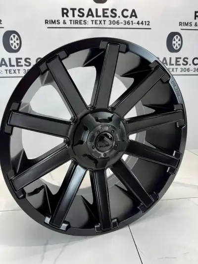 *** FREE SHIPPING *** Set of four Fuel Contra 20 inch rims FITS: Ford F-250 F-350 Super Duty -- bolt...
