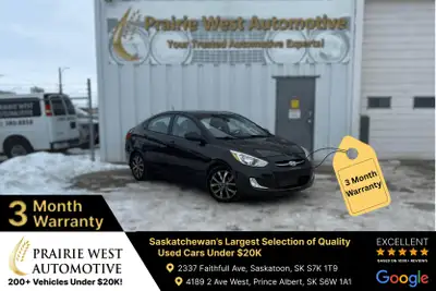 Welcome to Prairie West Automotive. 2015 Hyundai Accent GLS Call: (306) 380-8858 Text: (306) 380-616...