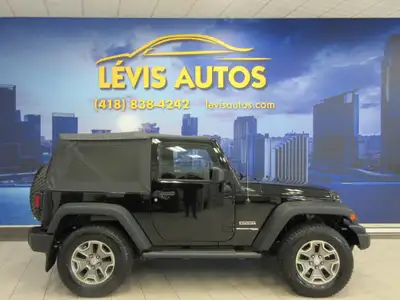 JEEP WRANGLER SPORT 2018 MANUEL À 6 RAPPORTS AVEC SEULEMENT 162 200 KM CERTIFIÉ (RAPPORT CARFAX DISP...