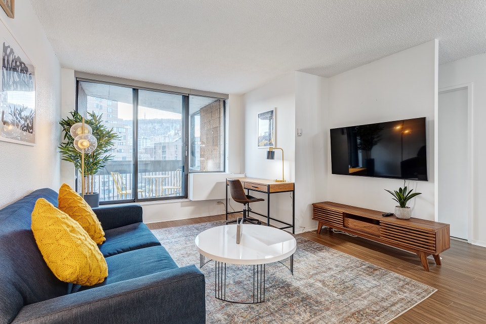 Bachelor Apartment for Rent - 350 Rue Prince-Arthur Ouest 3