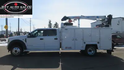 2018 Ford F-550 XLT 4x4 Crew Cab Service Truck AMVIC Licensed Dealership Financing is Available (oac...