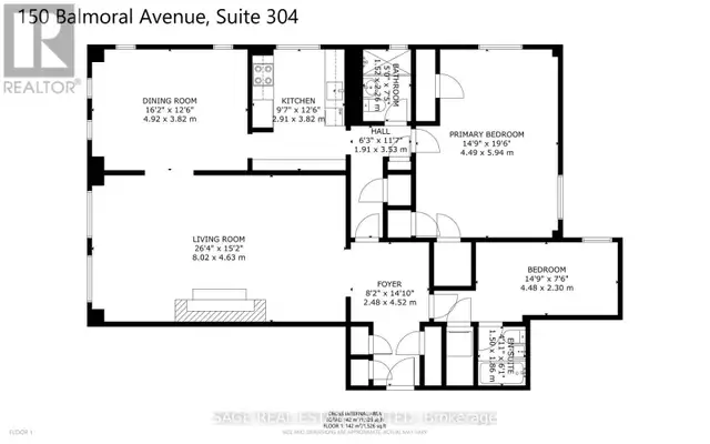 304 - 150 BALMORAL AVENUE Toronto (Yonge-St. Clair), Ontario in Long Term Rentals in City of Toronto - Image 18