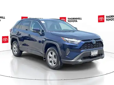 Thornhill Toyota Proudly Presents This Blue 2024 Toyota RAV4 Hybrid with XLE AWD Package, Featuring...