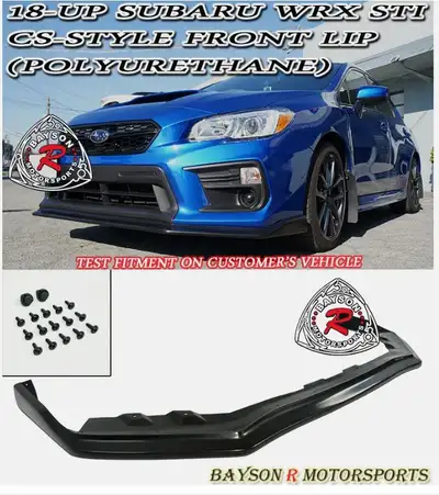 416/335/6214 instock! 2018 2019 2020 2021 Subaru WRX STi ONLY CS-Style Front Lip (Urethane) $200, fe...