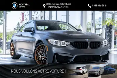 Découvrez ce rarissime BMW M4 GTS d'occasion, un véritable monstre de piste homologué pour la route...
