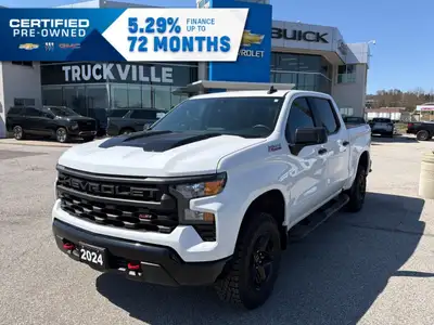 Trail Boss, Low Km's, 5.3L, Dark Essentials Pkg, Black Assist Steps, Tow Pkg W/Trailer Brake Control...