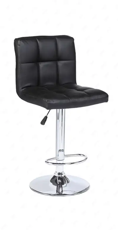 NEW! Classic Style Adjustable Swivel Leather Bar Stools - Edmonton Deal! Single Stool (BSC06): $59.9...