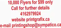 10,000 Flyers For $99 Only