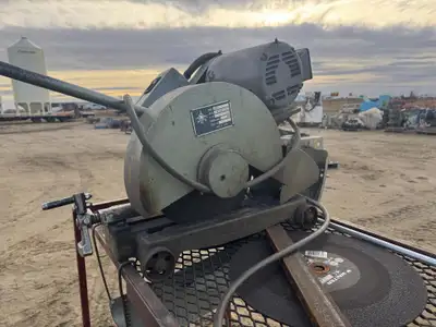 JET 3 phase, 480V 14 inch Cut off saw. comes with stand and spark catcher. 5hp 208-230/460V electric...