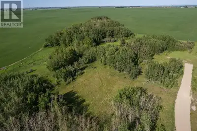 Private 11-Acre Treed Oasis – Just Minutes from QE2! Welcome to your dream acreage opportunity! Nest...