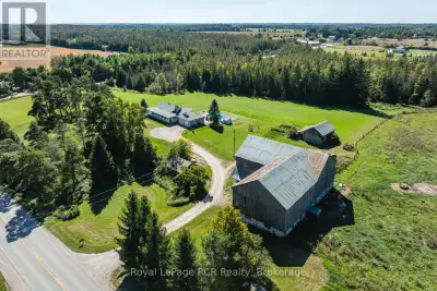 Scenic 100+/- acre farm, organic for over 20 years, features a lovely stone bungalow, classic L-shap...