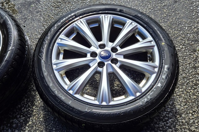 Ford Escape OEM Wheels and Sailun Atrezzo M+S 235/50ZR18 Tires in Tires & Rims in City of Toronto - Image 4