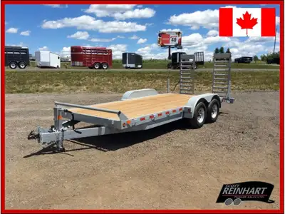 2026 Canada Trailers 82x18 5 Ton Galvanized Equipment Trailer 10,800LB GVWR, (2) 5200LB Axles with E...