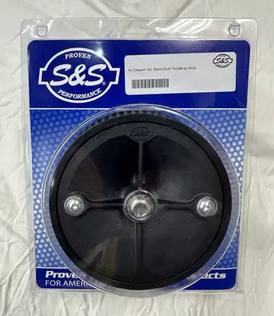 Genuine S&S Stealth high performance Stage One air cleaner kit for electronic throttle control Twin...