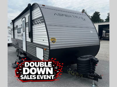 Dutchmen RV Aspen Trail LE travel trailer 26BH highlights: Double Entry Bedroom Double-Size Bunk Bed...