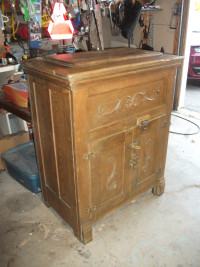 Vintage Oak Ice Box