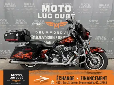 Harley-Davidson FLHX Street Glide 2008 100 751 KM MOTO CANADIENNE CUSTOM PAINT PAR HARLEY NUMÉROTÉ N...