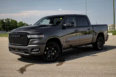 This Ram 1500 has a strong Twin Turbo Regular Unleaded I-6 3.0 L/183 engine powering this Automatic...