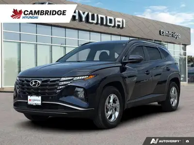 The refined 2022 Hyundai Tucson Preferred, stunning in Deep Sea Blue, combines everyday practicality...