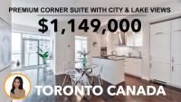 Premium Corner Suite For Sale with Lake Views at 14 York St