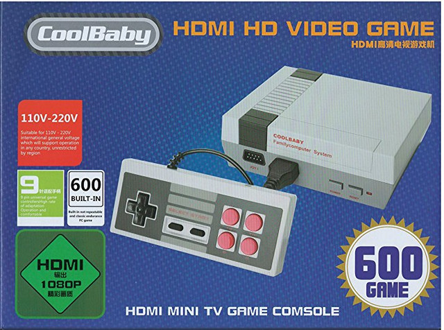 Retro NES Style Classic Gaming Console with HDMI OUT plus 600 Ga in Other in Calgary - Image 3