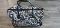 ZEBRA CARRY-ON LUGGAGE BAG with Wheels - Great Condition