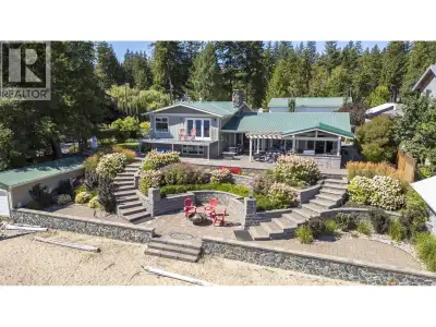 WATERFRONT Home in Scotch Creek on Shuswap Lake! Stunning waterfront home with major renovations inc...