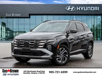 Recent Arrival! Black 2025 Hyundai Tucson Hybrid Ultimate AWD 6-Speed Automatic with Shiftronic I4 I...
