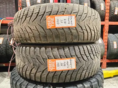 A pair of good used P225/65R17 Kumho WinterCraftt SUV WS31 ICE Install and balance $230 Loose purcha...