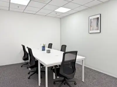 Flexible large office for rent designed to accommodate 50 people at Regus West Georgia. A fully serv...