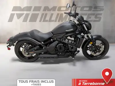 KAWASAKI VULCAN S 2023 Noir 361 km km au compteur. Motos Illimitées Terrebonne. Prix de vente inclus...