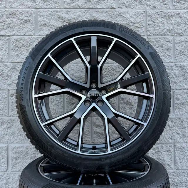 (80%) 4x Audi Q8 | SQ8 22" OEM Winter Wheels Package in Tires & Rims in City of Toronto - Image 3