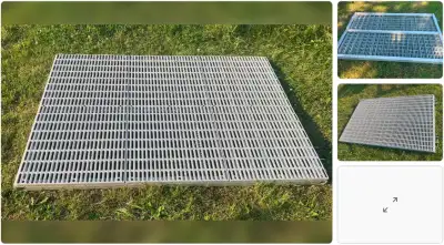 DISPLAY HD 4 FOOT X 6 FOOT ALUMINUM BOAT DOCK RAMP WITH PLASTIC DECKING********** Call /Text 780-542...