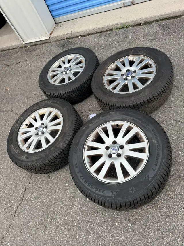 Oem Volvo xc60 xc40 xc90 235/65/17 continental 5x108 winters in Tires & Rims in Mississauga / Peel Region - Image 2