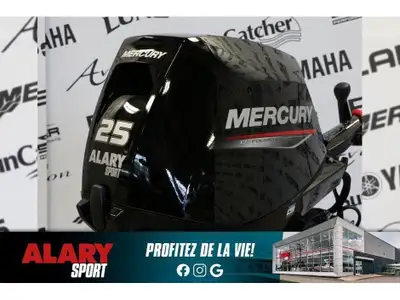 Welcome to Alary Sport Ontario Mercury 25ELH DÉMARREUR ÉLECTRIQUE, PIED LONG (20 POUCES) 2026 Ce mot...