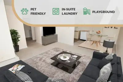 Amenities: Playground • In-suite Laundry • Guest Parking Suite & Building: Two- and three-bedroom bi...