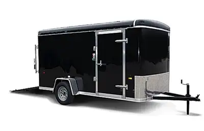 *** INCLUDES FREIGHT & PDI Just Add Taxes 6 X 12 Single Axle Enclosed Cargo Trailer with Rear Ramp T...