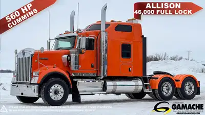 Heavy truck / Camion lourd - # STOCK: C-37393 2017 KENWORTH W900 CAMION CONVENTIONNEL AVEC COUCHETTE...